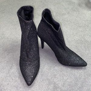 Sparkly High Heel Booties